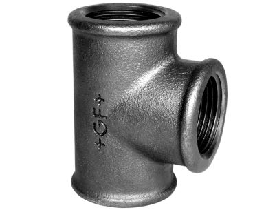 Georg Fischer tee 90° sort 1.1/2''