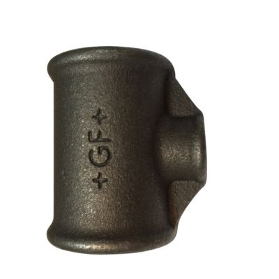 Georg Fischer tee 90° sort reduceret 1.1/2-3/8''