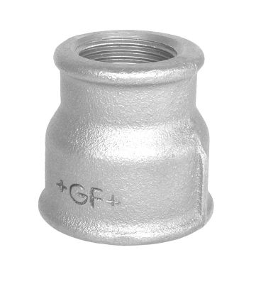Georg Fischer formmuffe galvaniseret 2.1/2 - 2'' muffe-muffe