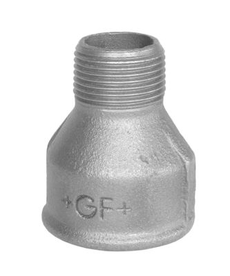 Georg Fischer spidsmuffe sort 1.1/4 - 1'' muffe - nippel
