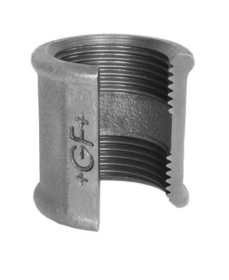 Georg Fischer randmuffe sort 3/8''