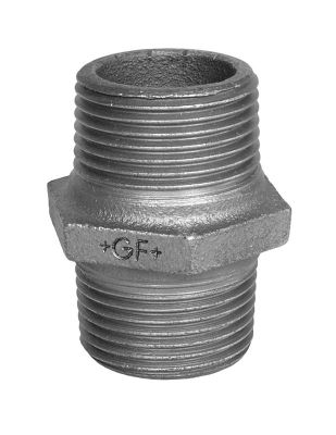 Georg Fischer brystnippel sort 1/2''