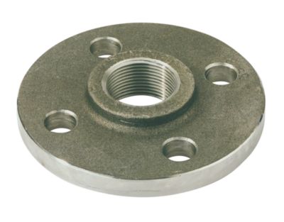 Gevindflange 4''  150 lbs  A105/RF. Sort