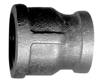 NPT Formmuffe 2" x 1.1/4". A105N. 3000LBS. Sort