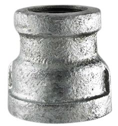 NPT Formmuffe 2" x 1"   A105N. 3000LBS.  Galvaniseret