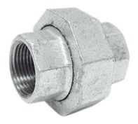 NPT Union 2". A 105 N 3000 LBS. Muffe-muffe. Galvaniseret