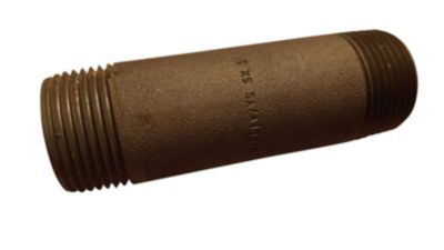 NPT nippelrør 2" XS x 152,4 mm. 60,3 x 5,54, sort. A106 gr B