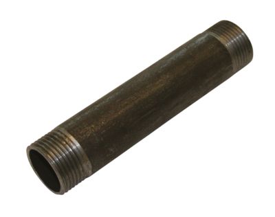 Nippelrør sort 2" 100 mm