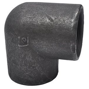 Smedet vinkel 1/2" sort