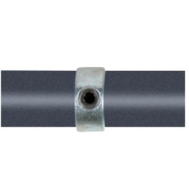 Altech Pipe Clamps indvendig samling 33,7 mm x  1''.  Galvaniseret. Reol system