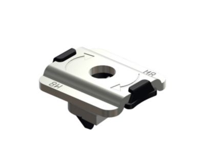 Walraven quickplatte M8 med gevind til profilskinner