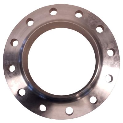 Svejseflange med krave 219,10mm. 12 bolthuller. DN200. PN16. EN 1092-1 type 11/B ISO. EN 1.4404. Syrefast