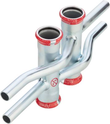 Altech FZ press dobbelt kryds 18-12mm. Til varmesystemer. M-bakke