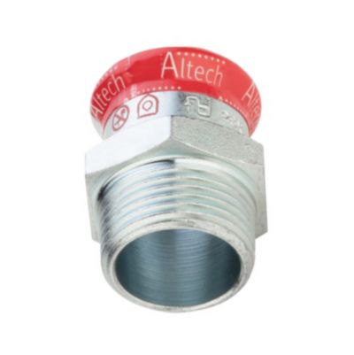 Altech FZ press overgang med nippel 35mm x 1.1/4". Til varmesystemer. M-bakke