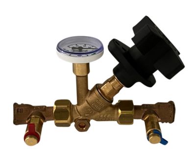 Kemper cirkulations og - reguleringsventil Multifix 1/2'' med målenipler