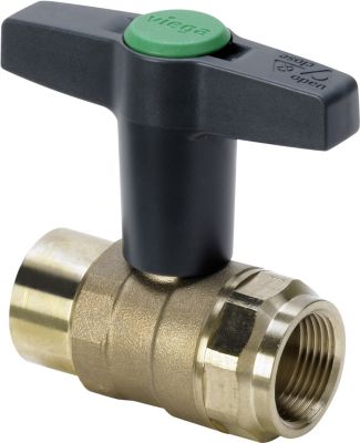 Viega Easytop kuglehane 1.1/4". Muffe-muffe. Siliciumbronze