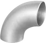 Svejsebøjning 5'' SCH 10S 141,30x3,40mm. 90gr. LR. Syrefast 316L ASTM A 403