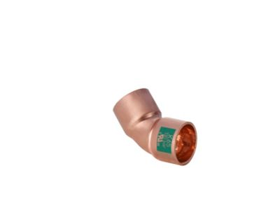 Conex K65 bøjning 45, 5/8'' Lodde, 130 bar, Muffe/Muffe