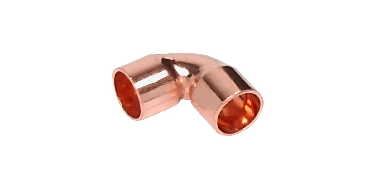 Altech lodde vinkel 12 mm 90º. Med to loddemuffer - Brødrene Dahl