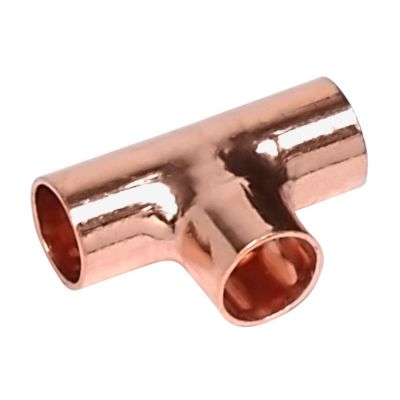 Altech lodde tee 35 mm. Med loddemuffer
