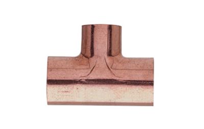 T-stykke 1'' Kobberfitting til lodning, Køl, Muffe/muffe/muffe