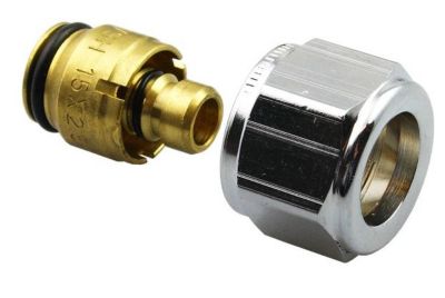 VSH overgangssæt med støttebøsning til 15 mm pex rør