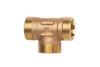 TA komp T-stykke M28x1,5. Uden omløber. Messing FPL