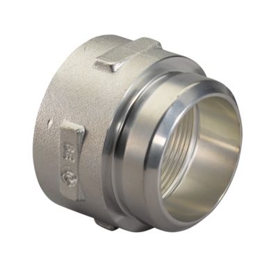 Uponor RS adapter med muffe Rp3"FT-RS3. Forkromet messing