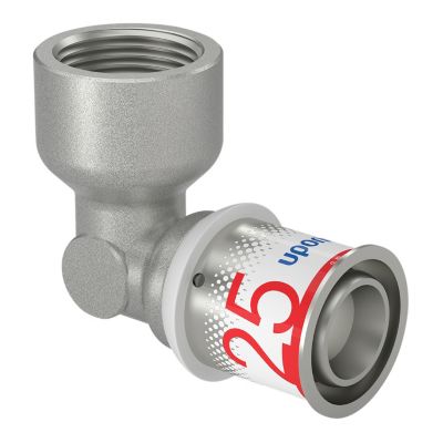 Uponor S-Press PLUS  vinkel 90° med muffe 25 mm x 1"