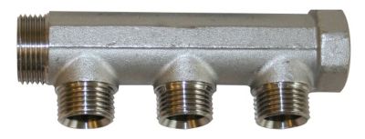 Altech TEA fordelerrør CC35 3/4" med 3x1/2" nippel studse