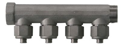 Altech TEA 3/4" fordelerrør med 4x1/2" studse, 15 mm