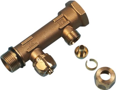 Uponor ford.rør 3/4-15mm 2stud