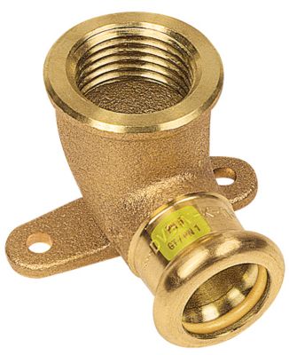 Sanha kobber Press dækvinkel 22mm x  3/4" til gas