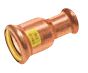 Sanha kobber Press reduktion 42-35mm med 2 muffer til gas