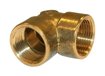 Altech vinkel 3/4", muffe/muffe. Messing