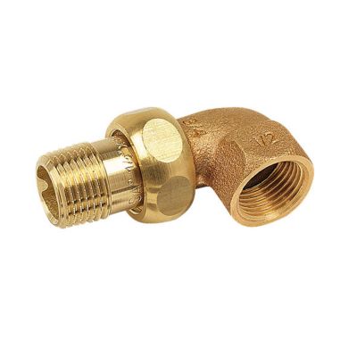Altech PURAFIT vinkelunion 1.1/2" muffe/nippel. Siliciumbronze. Blyfri.