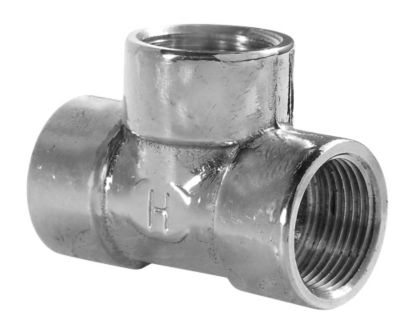 Altech tee 3/4". Forkromet messing