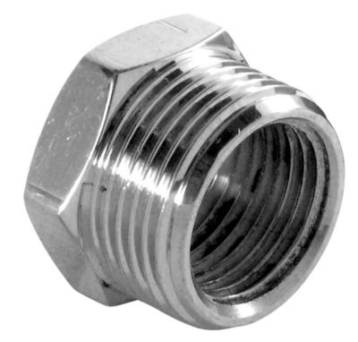 Altech nippelmuffe 1" - 3/4". Forkromet messing