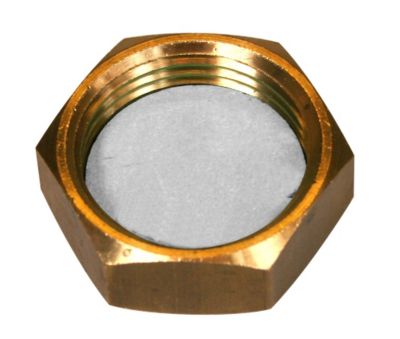 Altech slutmuffe med pakning 1.1/2". Messing