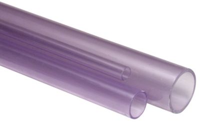 GF PVC trykrør 32mm, transparent PN16. Lgd a 5 mtr.