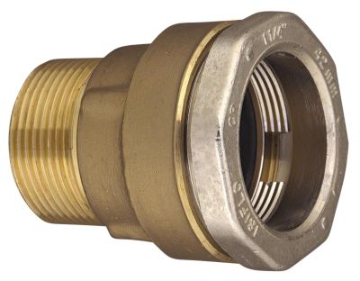 Isiflo overgang med nippel 42 mm x 1.1/4"