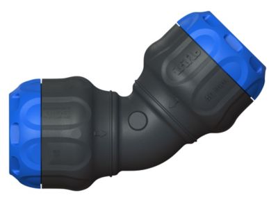 Isiflo SPRINT vinkel 63 mm. 45°.  PN16. komposit