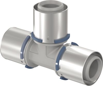 Uponor PPSU MLC press t-stykke 63 mm