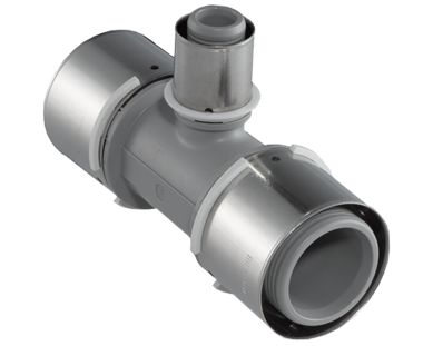 Uponor PPSU MLC press t-stykke 40 x 25 x 32 mm