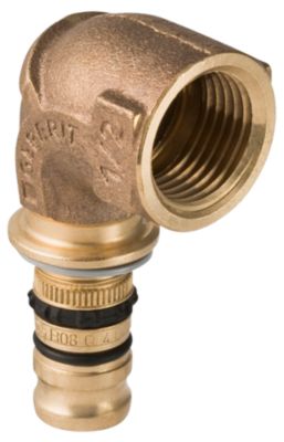 GEBERIT Mepla overgangsvinkel 32 mm - 1" muffe rødgods