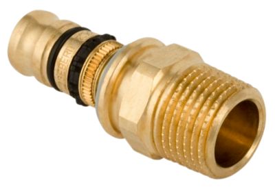 GEBERIT Mepla adapter 32 mm - 1" nippel rødgods