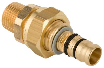 GEBERIT Mepla union 26 mm - 3/4" nippel rødgods