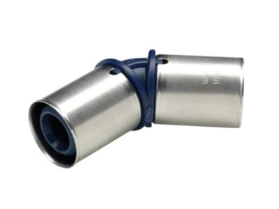 Wavin Tigris K1 press vinkel 63 mm 45°. Kun til U-bakker.