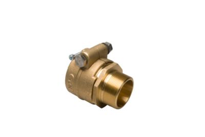 Rørkald Ø20x2.8 messing - PN10 3/4'' kobling