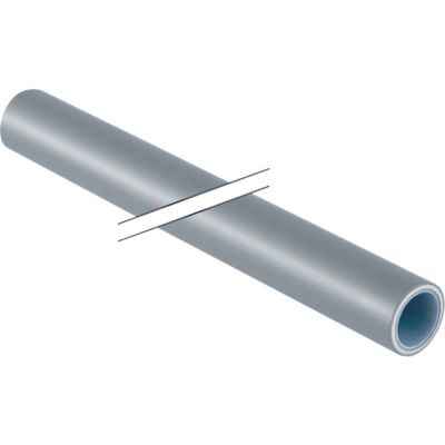 GEBERIT Flowfit alupex rør 75 x 4,6 mm. 5 meter. Sølvgrå